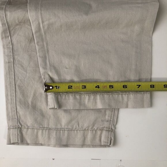 Loft Women’s High Rise Paper Bag Cropped Pants Beige/ Khaki  Size 12 Petite - Picture 9 of 16